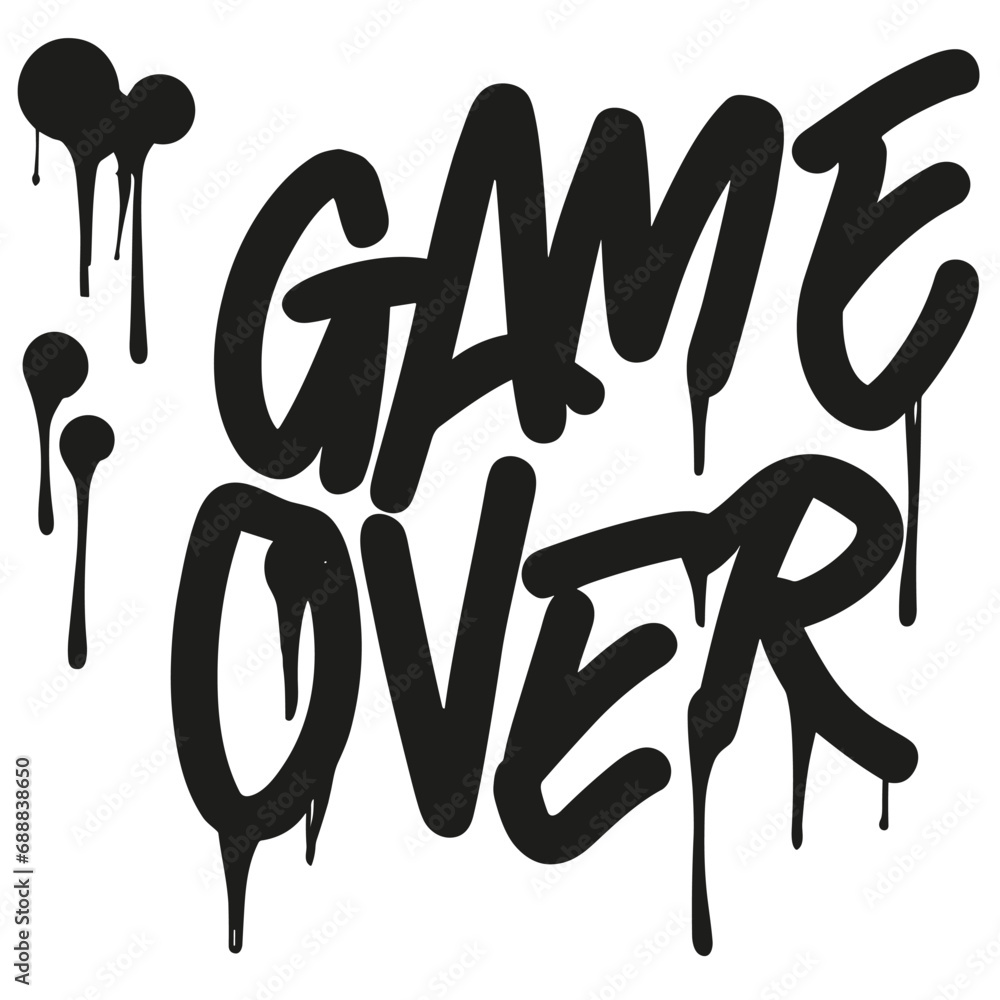 Fototapeta premium Graffiti spray paint Word Sale Isolated Vector Illustration