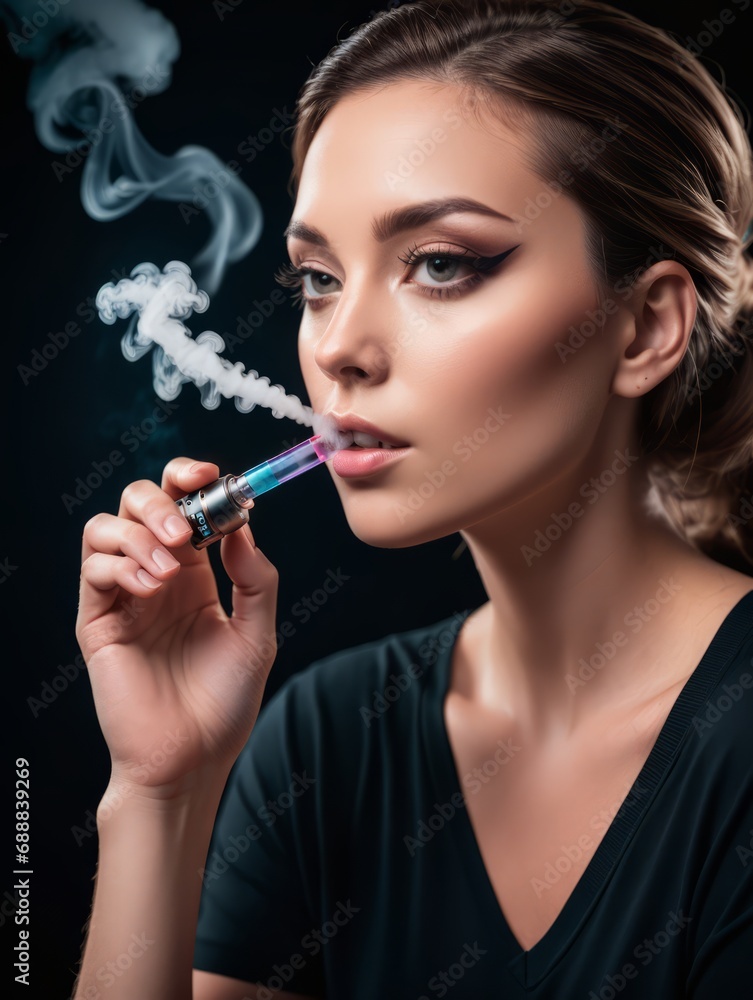 Obraz premium Vaping Ad