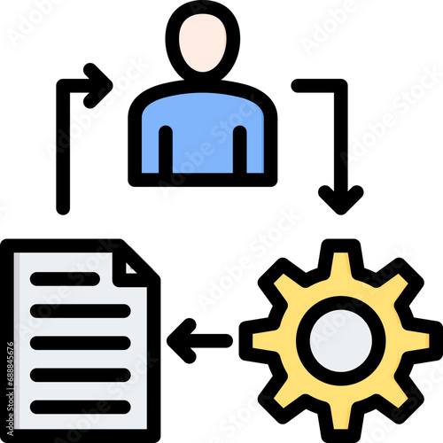 Creator Outline Color Icon