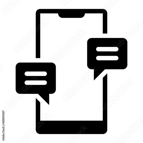 Phone Conversation communication icon