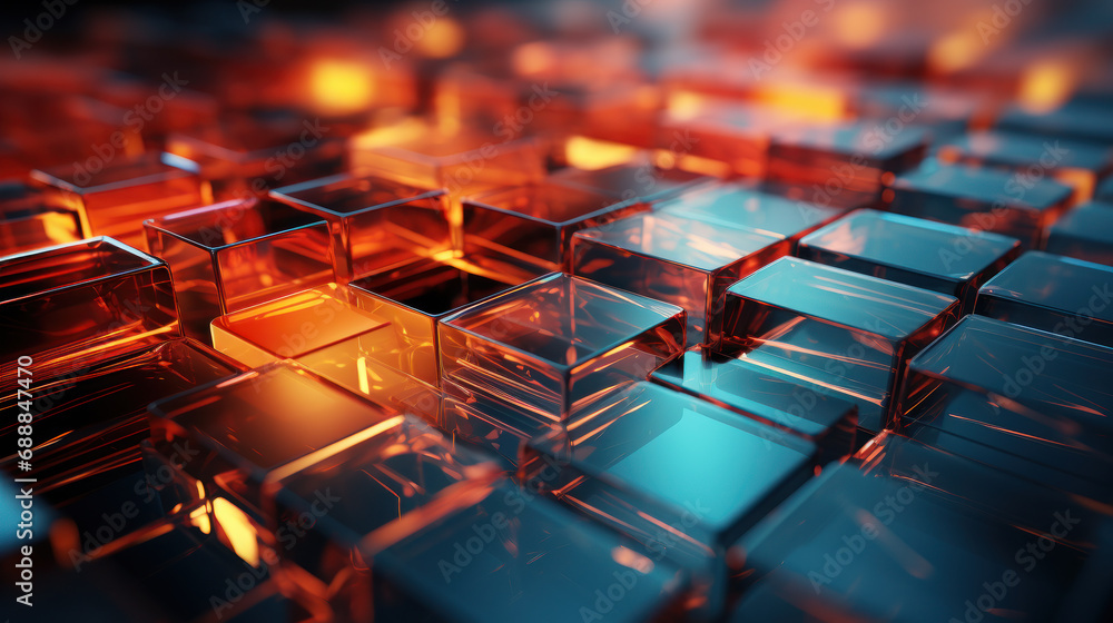 Abstract grid background. Generative AI Abstract grid background. Generative AI