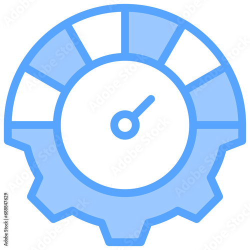 Dial Blue Icon
