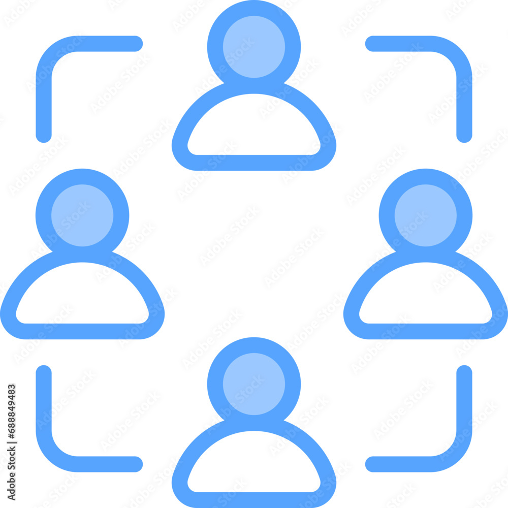 Workgroup Blue Icon Workgroup Blue Icon