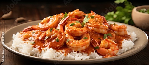 Flavorful shrimp creole with bold NOLA-inspired Cajun sauce. photo