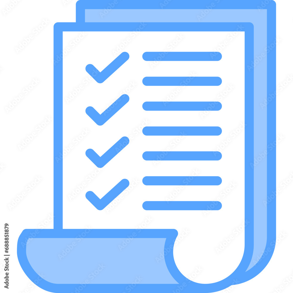 Planning Blue Icon Planning Blue Icon