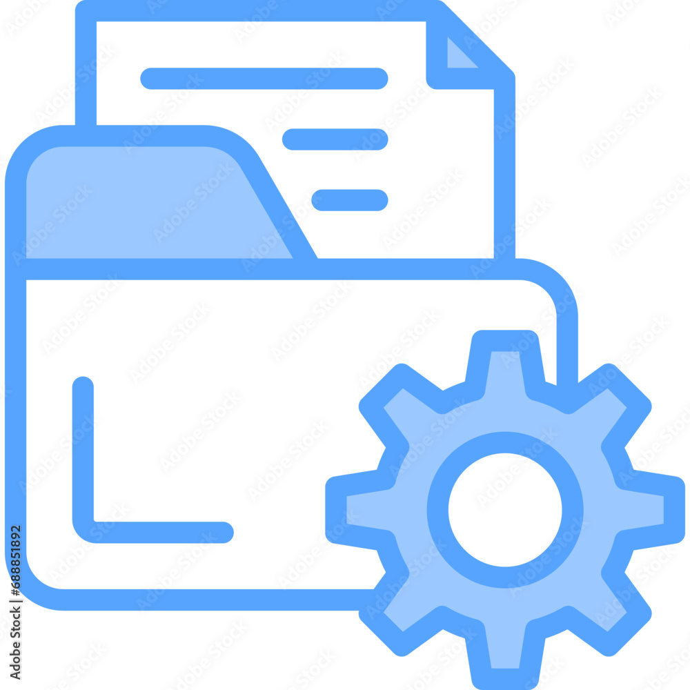 Folder Blue Icon Folder Blue Icon