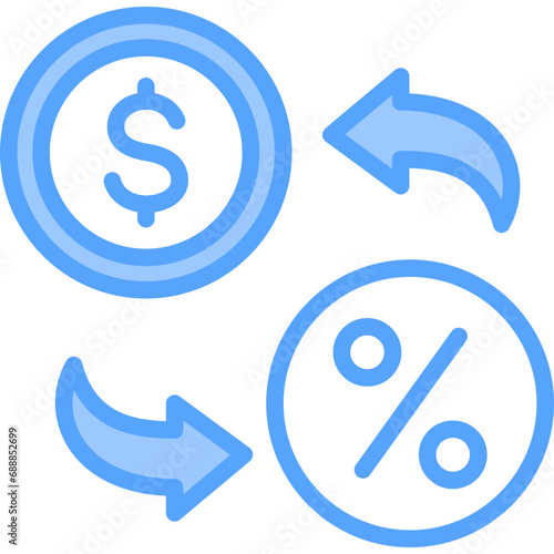 Money Blue Icon