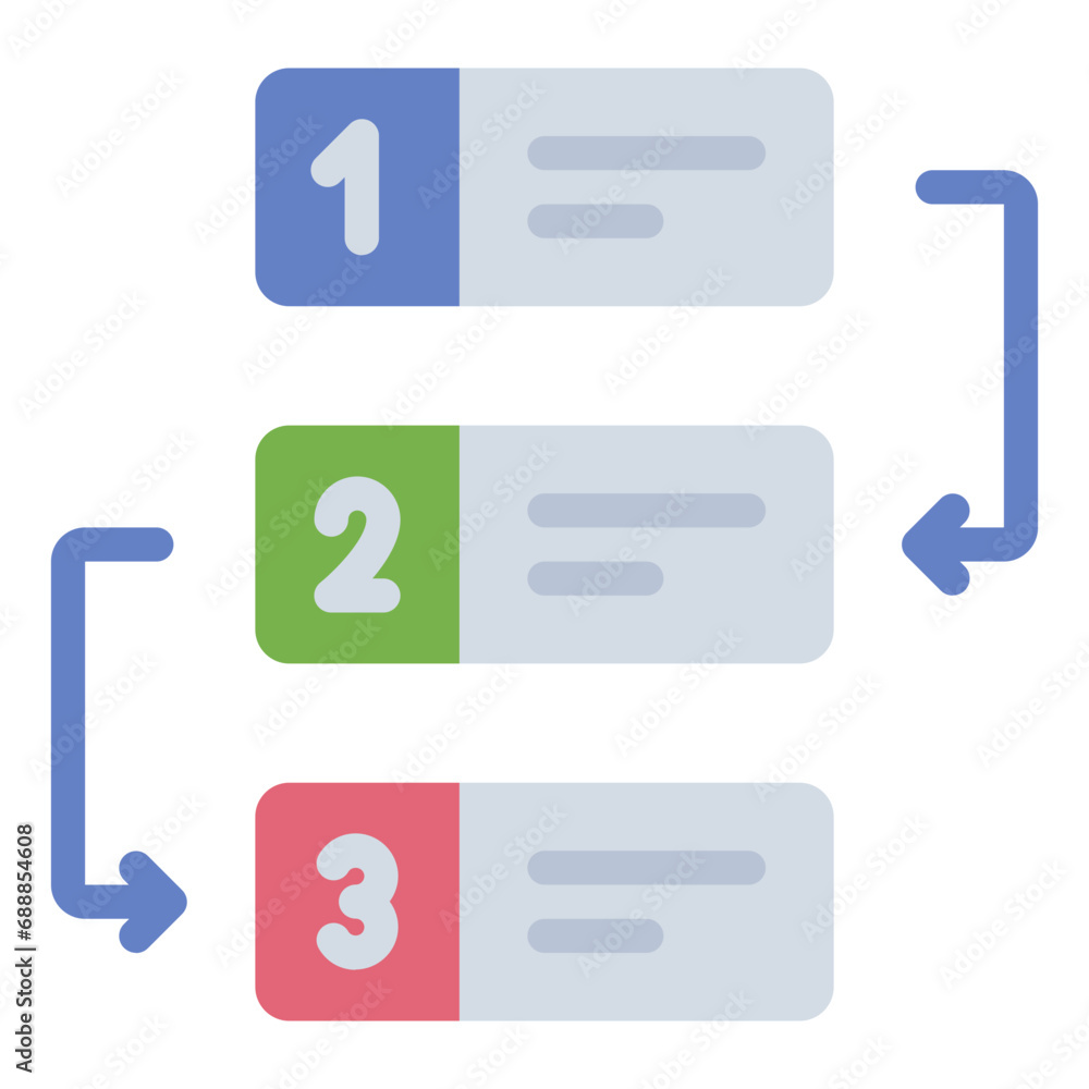 Priority productivity management icon Priority productivity management icon