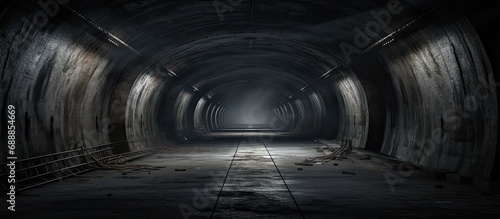 U-shaped tunnels designed to imitate this unique shape are called tunnel atomic bombs, providing defense against nuclear attacks. photo
