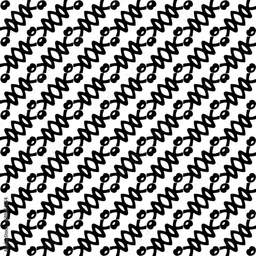 Wallpaper with Seamless repeating pattern.  Black and white pattern . Abstract background. Monochrome texture  for web page  textures  card  poster  fabric  textile. 