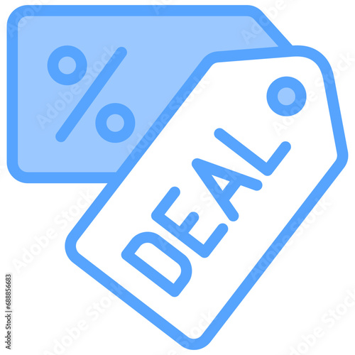 Deal Blue Icon