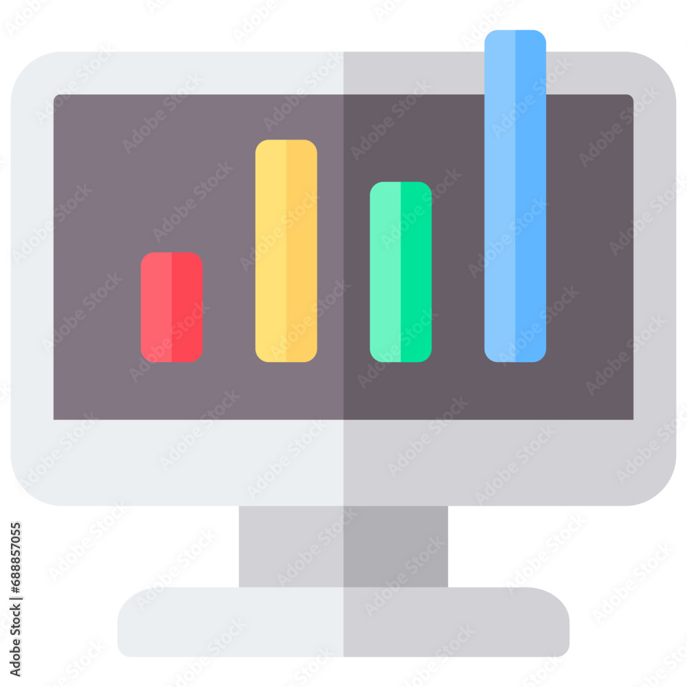 Monitor Flat Icon Monitor Flat Icon
