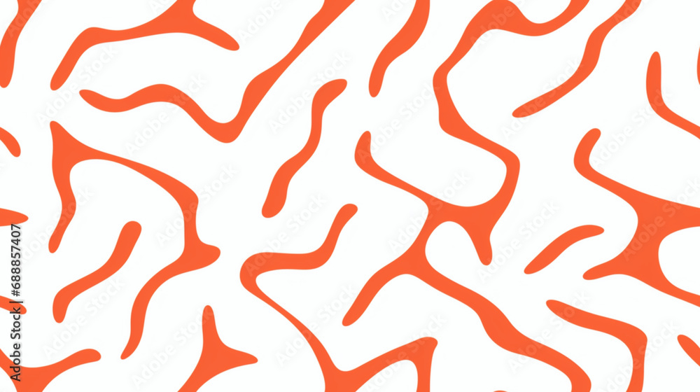 Fond graphique avec des traits orange sur fond blanc. Arrièreplan pour conception et création