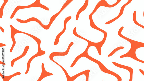 Fond graphique avec des traits orange sur fond blanc. Arrière-plan pour conception et création graphique.