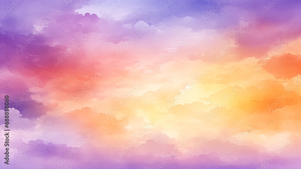 A Colorful Sky Filled With Clouds and Clouds