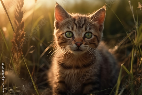 Wallpaper Mural Adorable baby cat Torontodigital.ca