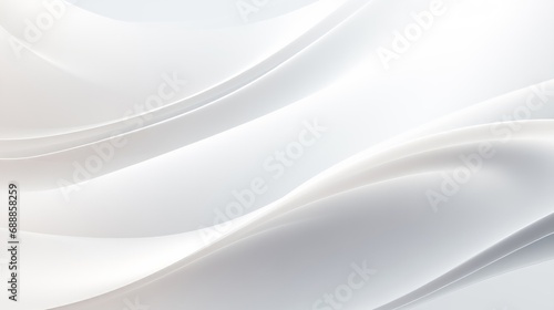 Close-Up of Wavy Lines on a White Background