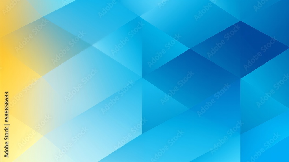 Obraz premium A Blue and Yellow Abstract Background With Squares