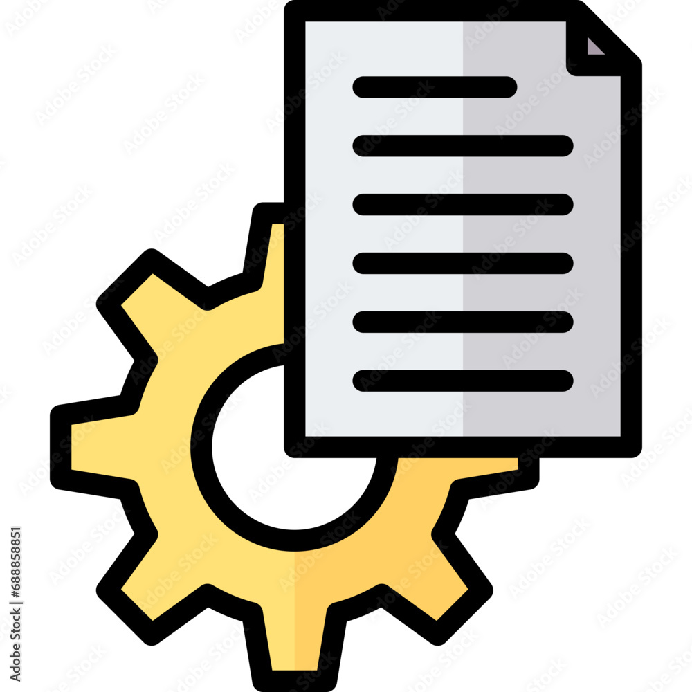 Project Outline Color Icon Project Outline Color Icon