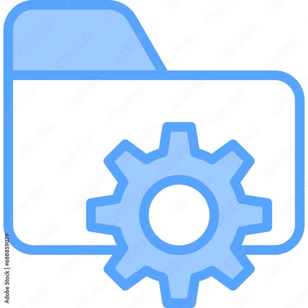 Folder Blue Icon Folder Blue Icon