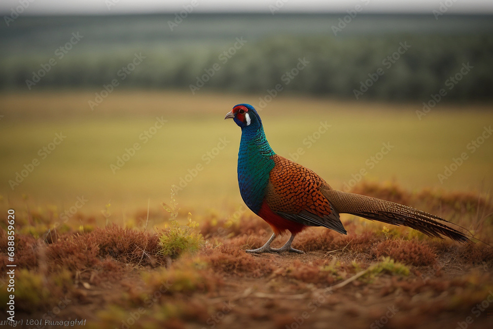 Fototapeta premium Ringneck Pheasant (Phasianus colchicus)