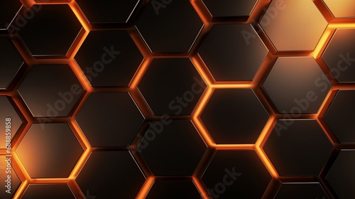 Close Up View of a Honeycomb Pattern