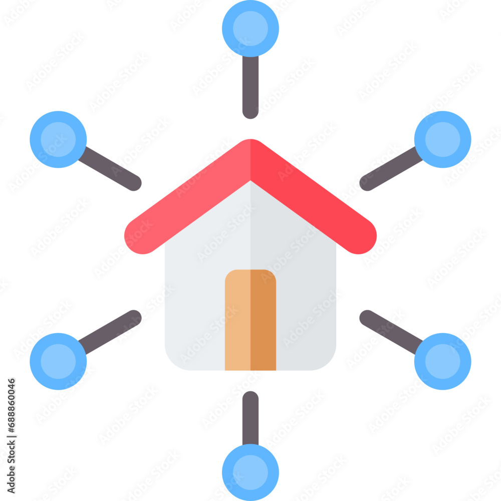 Network Flat Icon Network Flat Icon