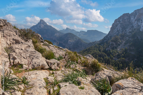 Landschaft am Aussichtspunkt Mirador des Colomer, Mallorca