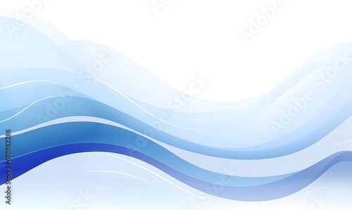 abstract blue wave background, Generative AI © simba kim