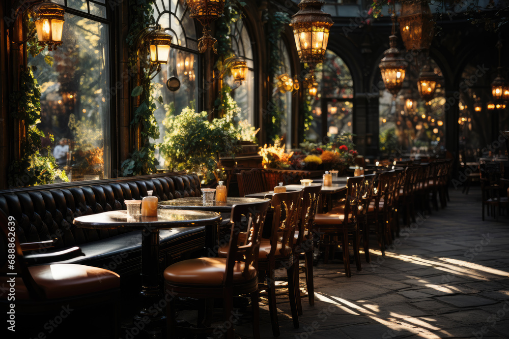Restaurant with a romantic atmosphere