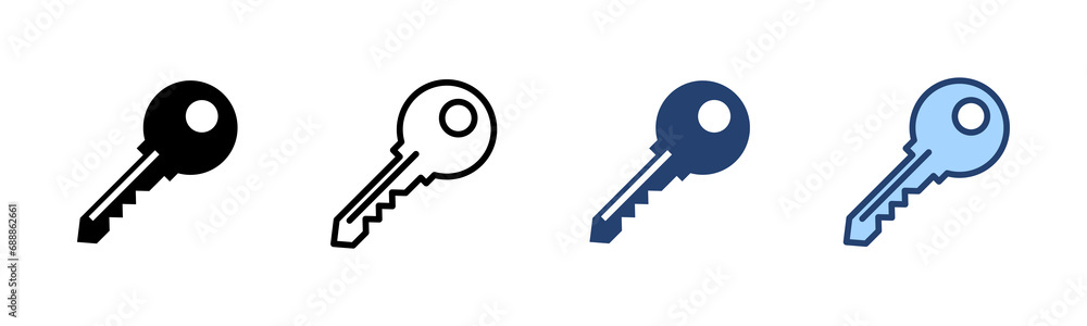 Key icon vector. Key sign and symbol. Key icon vector. Key sign and symbol.