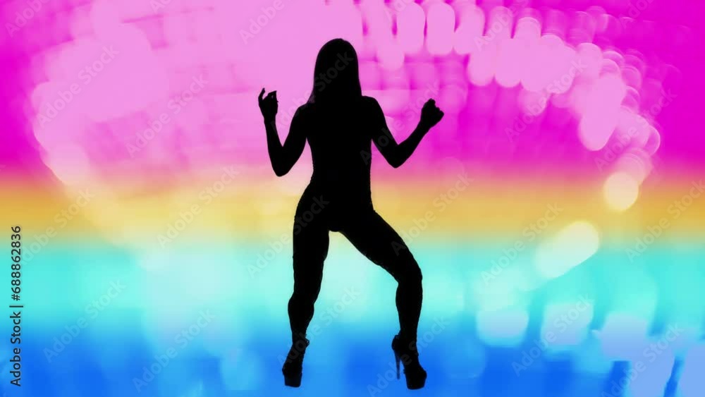 female shadow silhouette dancer female shadow silhouette dancer