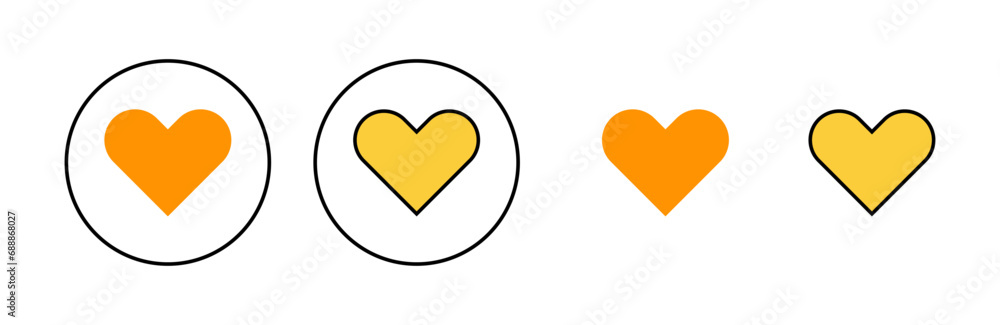 Love icon set for web and mobile app. Heart sign and symbol. Like icon vector. Love icon set for web and mobile app. Heart sign and symbol. Like icon vector.