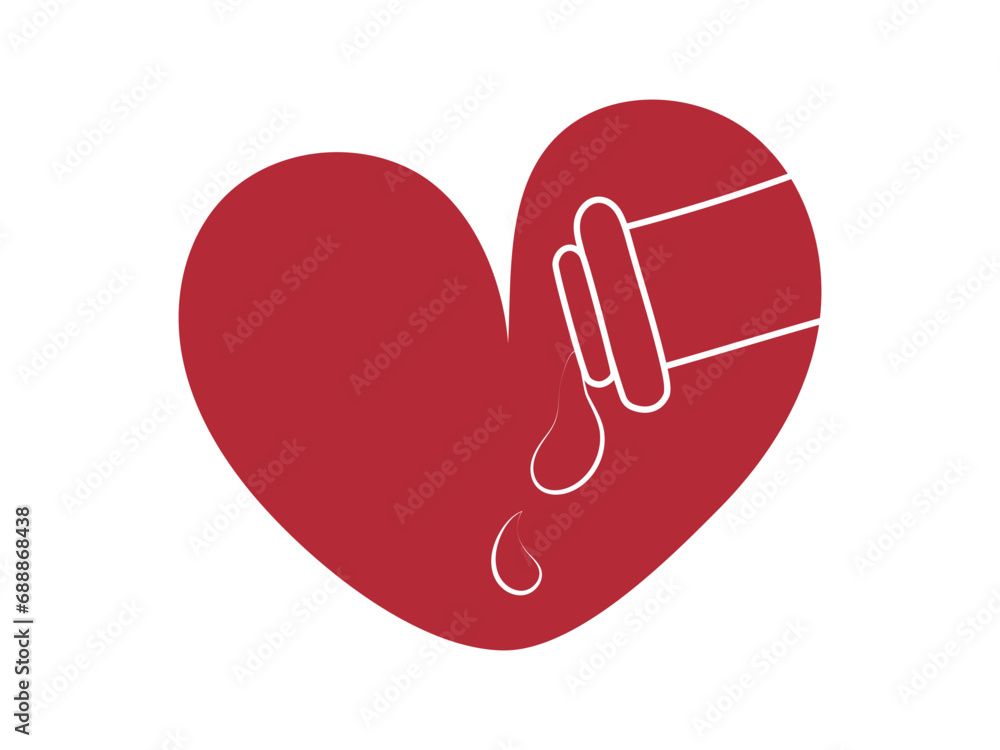 red heart red heart