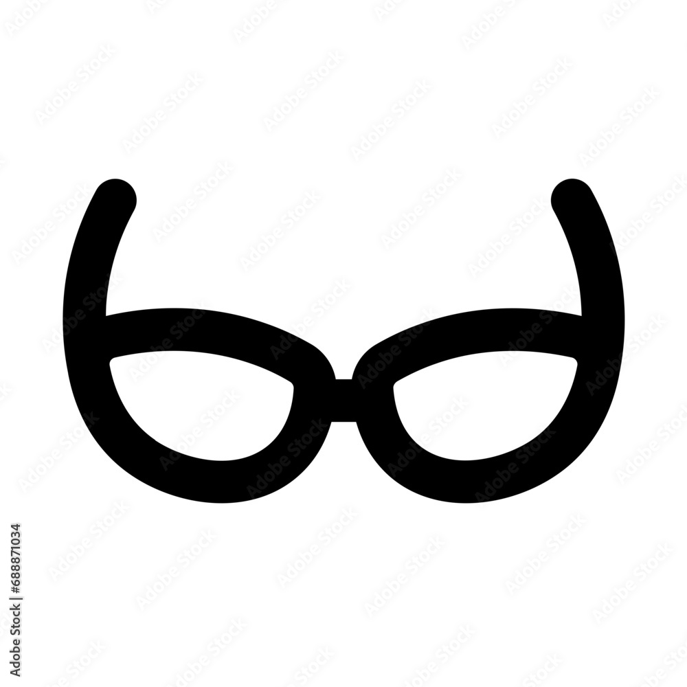 Fototapeta premium Glasses Line UI Icons