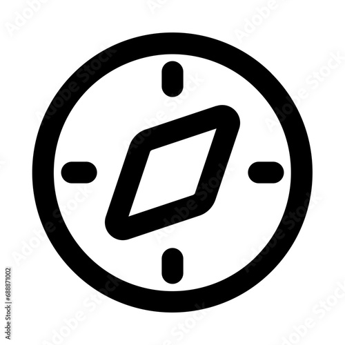 Compass Line UI Icons
