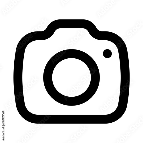 Webcam Line UI Icons