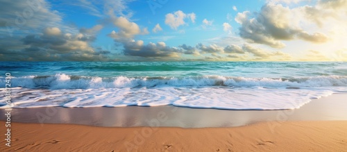 AI tool erases beach photo watermarks.