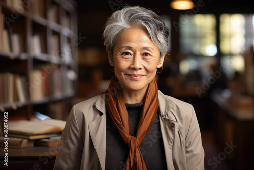 Asian professor woman photo