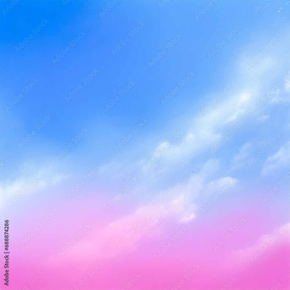 Obraz premium blue sky with very light crimson color
