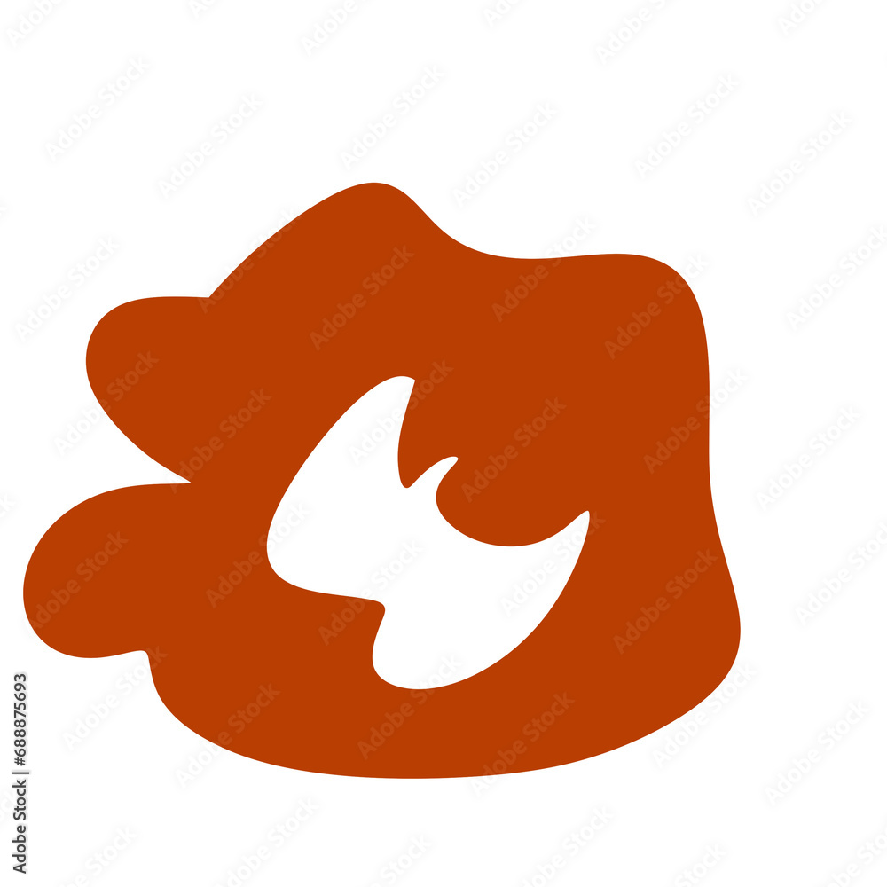 Abstract Shape Wavy Decor Abstract Shape Wavy Decor