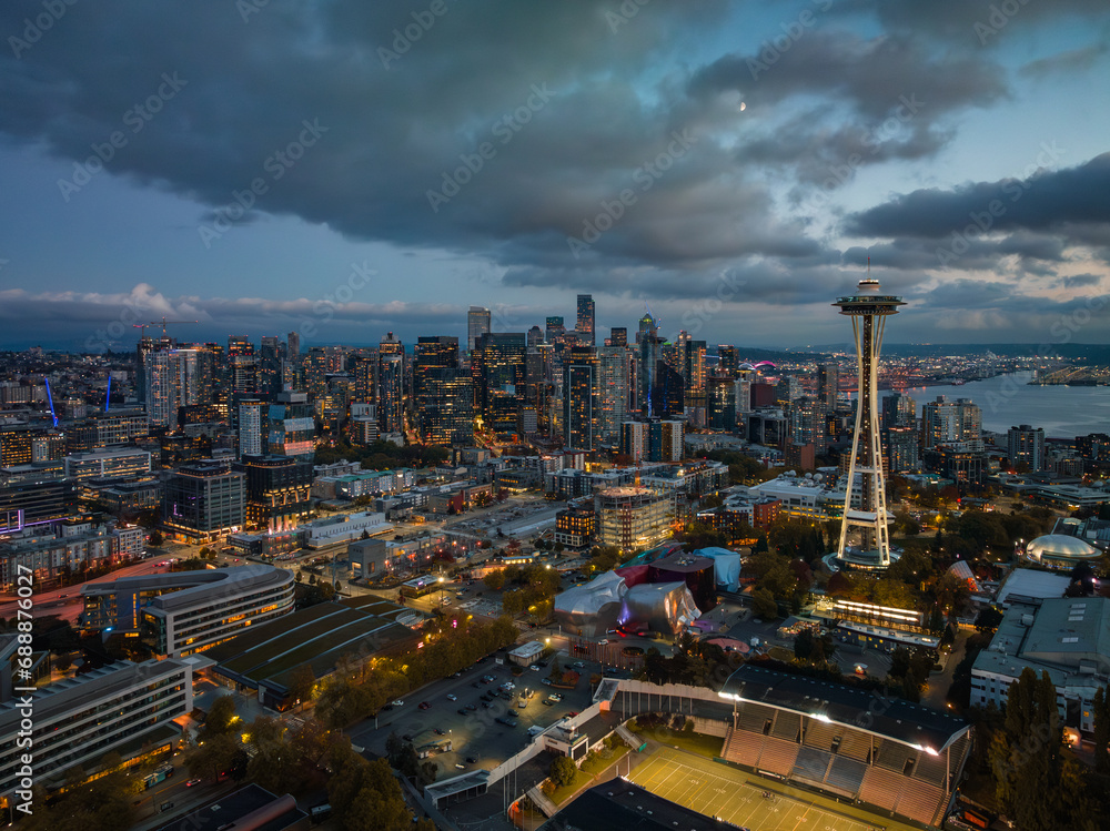 Obraz premium Seattle Space Needle