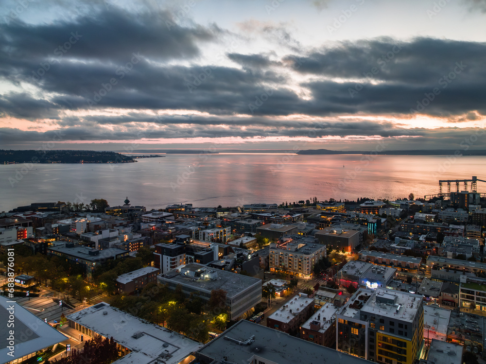 Naklejka premium Seattle Space Needle