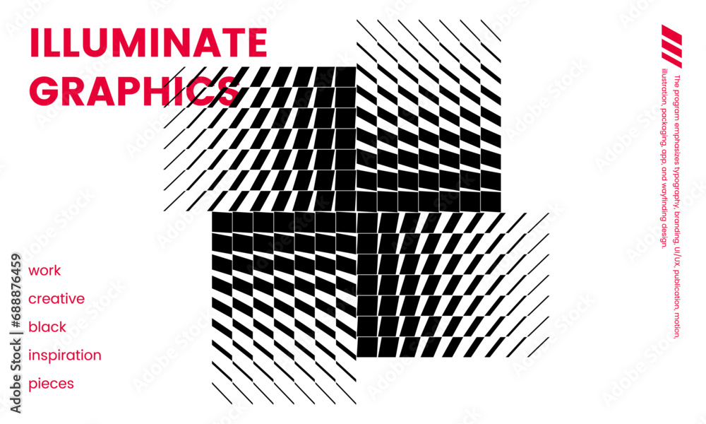 © KKK - black square pieces pattern design motion movement diagonal line oblique line pattern © KKK - black square pieces pattern design motion movement diagonal line oblique line pattern