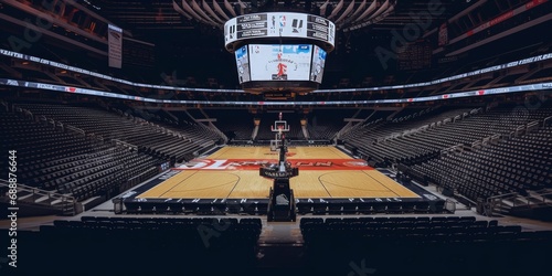 The biggest Basketball court arena stadium. Sport arena