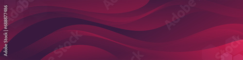 Abstract dark red banner color with a unique wavy design. It is ideal for creating eye catching headers, promotional banners, and graphic elements with a modern and dynamic look.