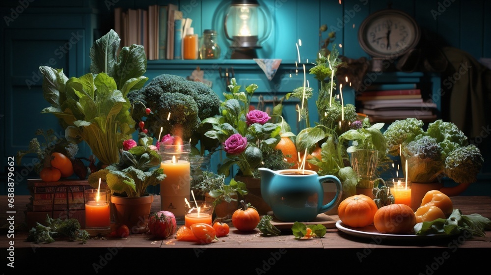 CulinaryCanvas: 3D Illustrations of Tech-Savvy Food Bloggers Crafting Artistic Seasonal Recipes CulinaryCanvas: 3D Illustrations of Tech-Savvy Food Bloggers Crafting Artistic Seasonal Recipes