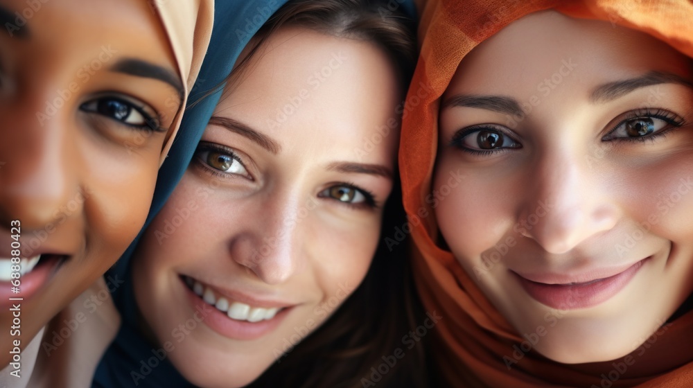 A Group of Women Standing Together. Diverse multicultural ethnic backgrounds concept A Group of Women Standing Together. Diverse multicultural ethnic backgrounds concept