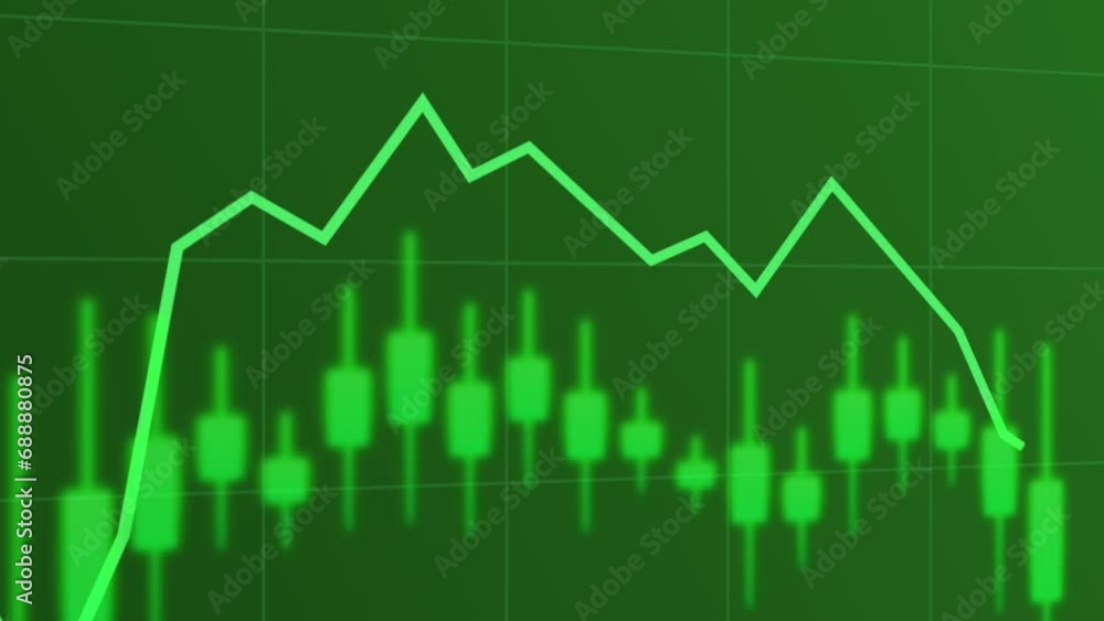 Stock Market Chart Animation with Hi-Tech Style Technology. Candlestick Trading Graph with 4k Quality Video. Suitable for Wallpaper, Greetings, or Background Stock Market Chart Animation with Hi-Tech Style Technology. Candlestick Trading Graph with 4k Quality Video. Suitable for Wallpaper, Greetings, or Background