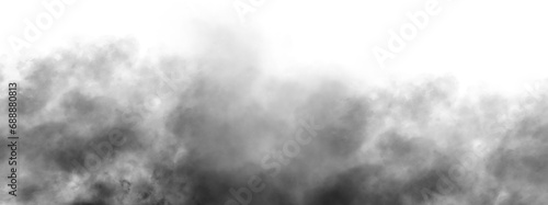Dark color smoke fog on isolated background. Texture overlays. Design element. vector cloudiness, Template fog. Vector illustration